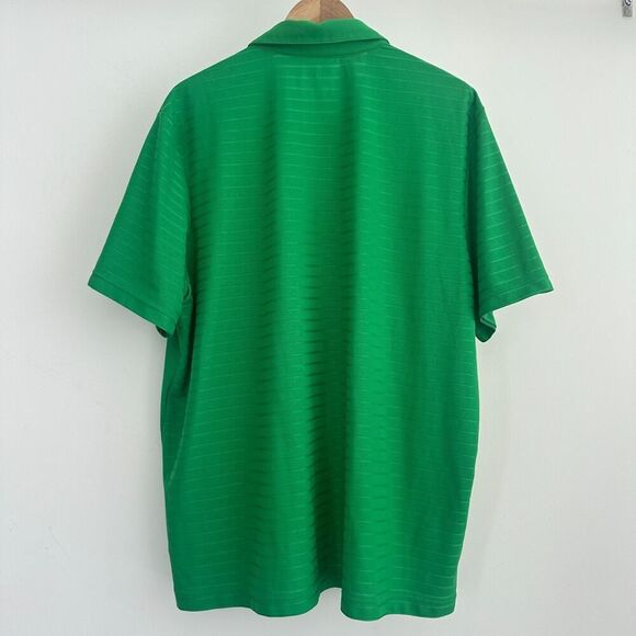 Lacoste Polo Shirt Mens 3XL Green Performance Jersey Golf Tennis Athletic Casual - Picture 4 of 11